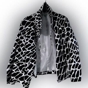 - - Studio Works Giraffe print jacket Size  1X